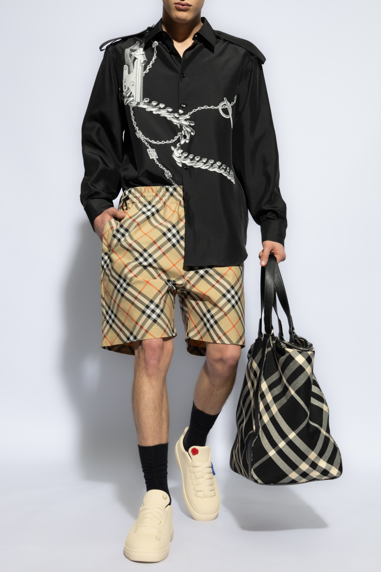 Burberry Check pattern shorts | Men's Clothing | Vitkac Burberry Check pattern shorts | Men's Clothing | Vitkac